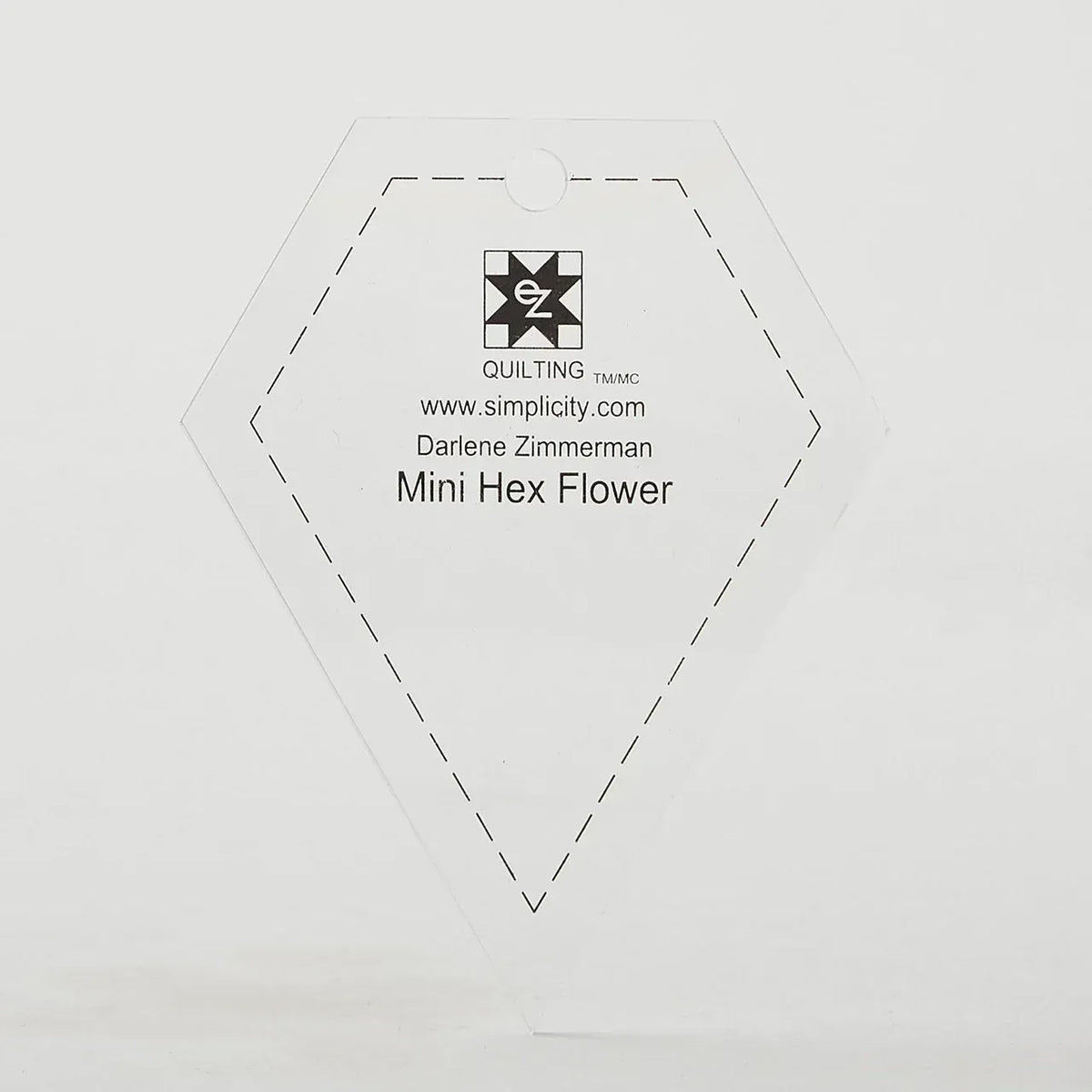 EZ Quilting Mini Hex Flower Ruler