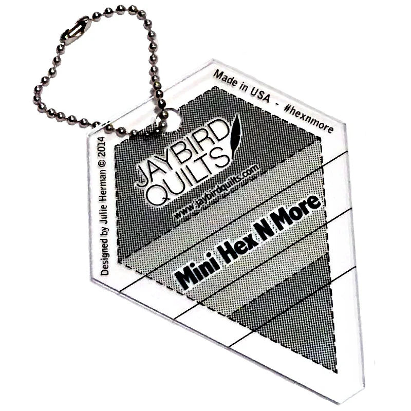 Mini Hex N More JBQ203 Keychain Ruler Julie Herman