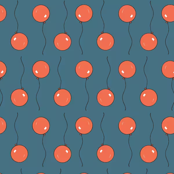 Goodnight Moon 227862 Balloon Teal Margaret Wise Brown Cloud9 Half Yard