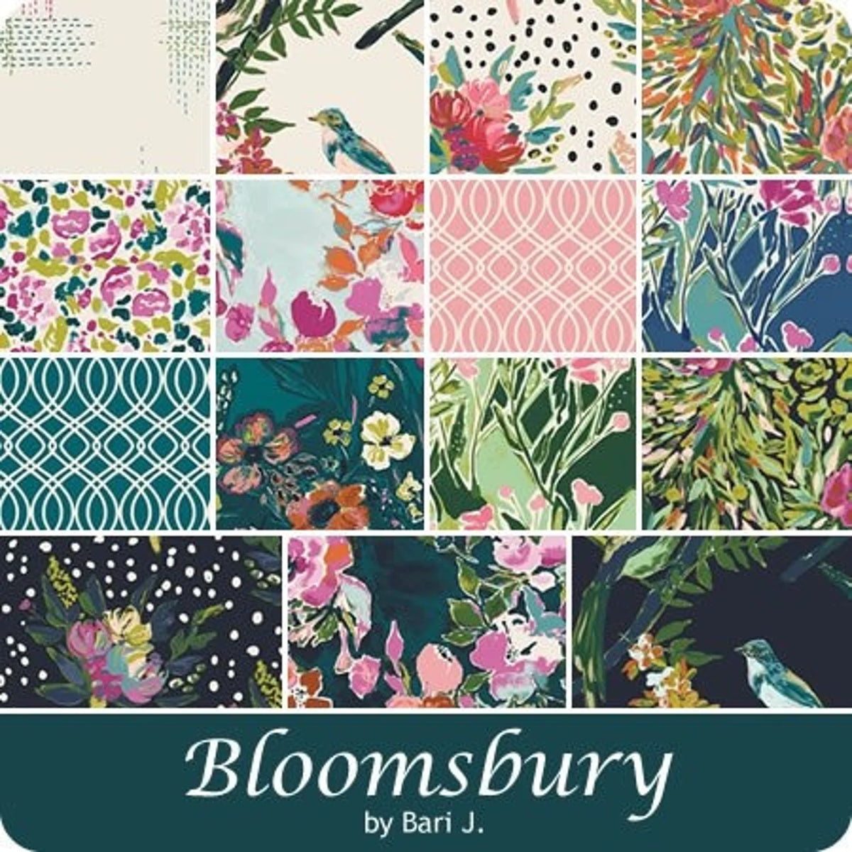 Bloomsbury Day Chatter BLB-54725 Bari J. Art Gallery Half Yard
