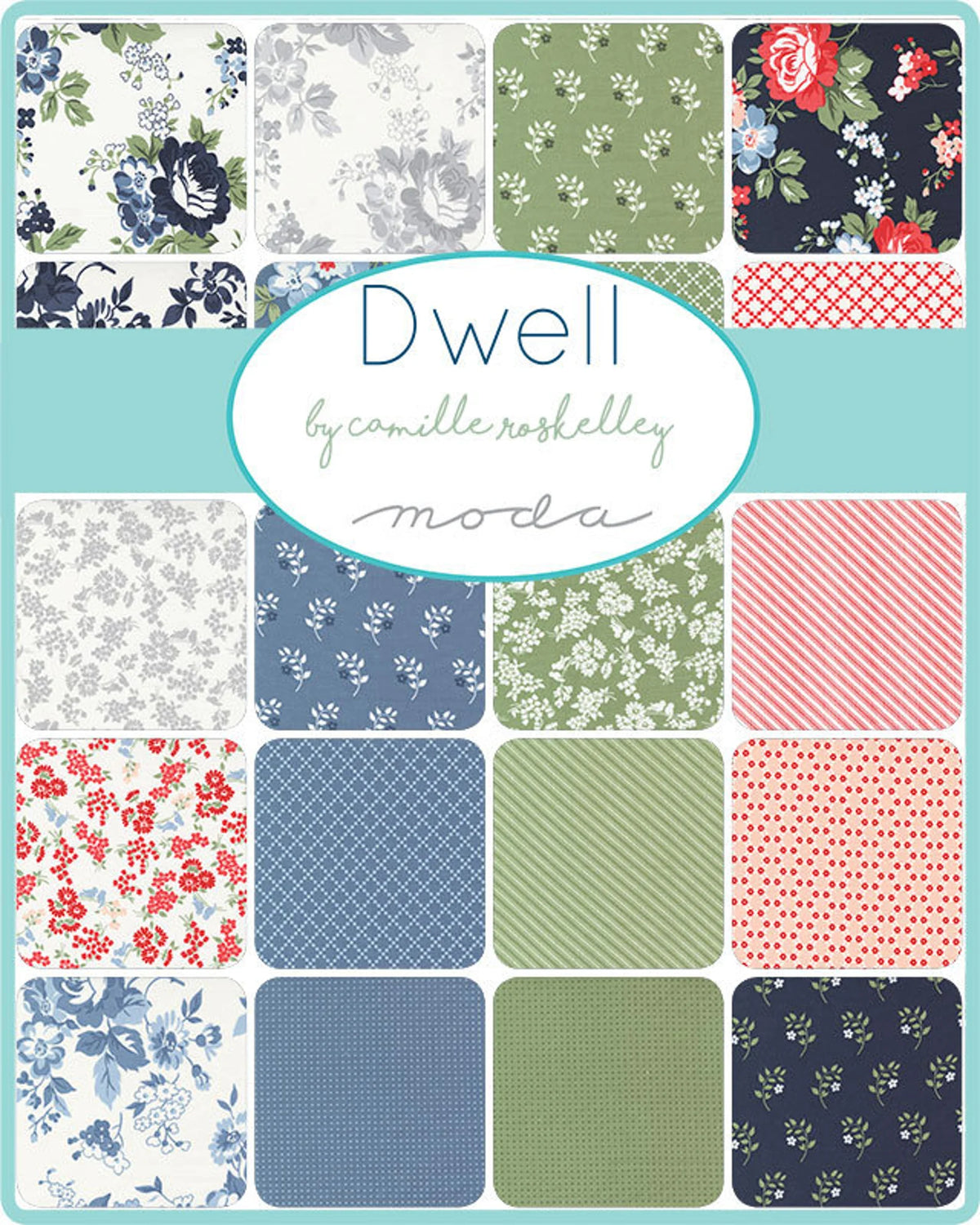 Dwell 5" Charm Pack Camille Roskelley Moda