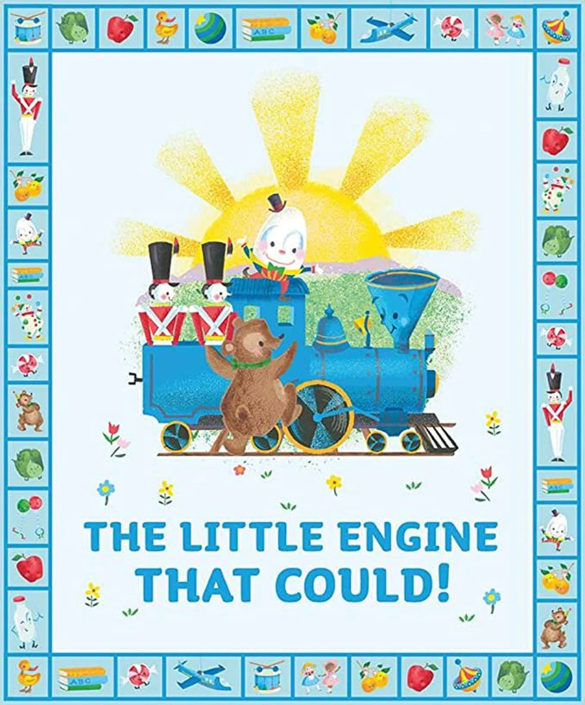 The Little Engine That Could 1 Yard Panel P9996-Panel Riley Blake 193P