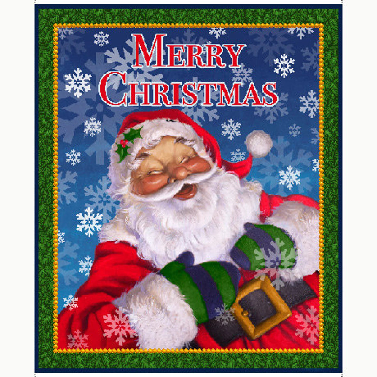 Jolly Ol' Santa 1 Yard Panel 1649 QT Fabrics 138P