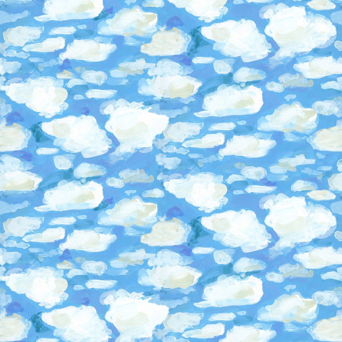 Midsummer Dream Clouds STELLA-DAW1614 MARINA August Wren Dear Stella Half Yard