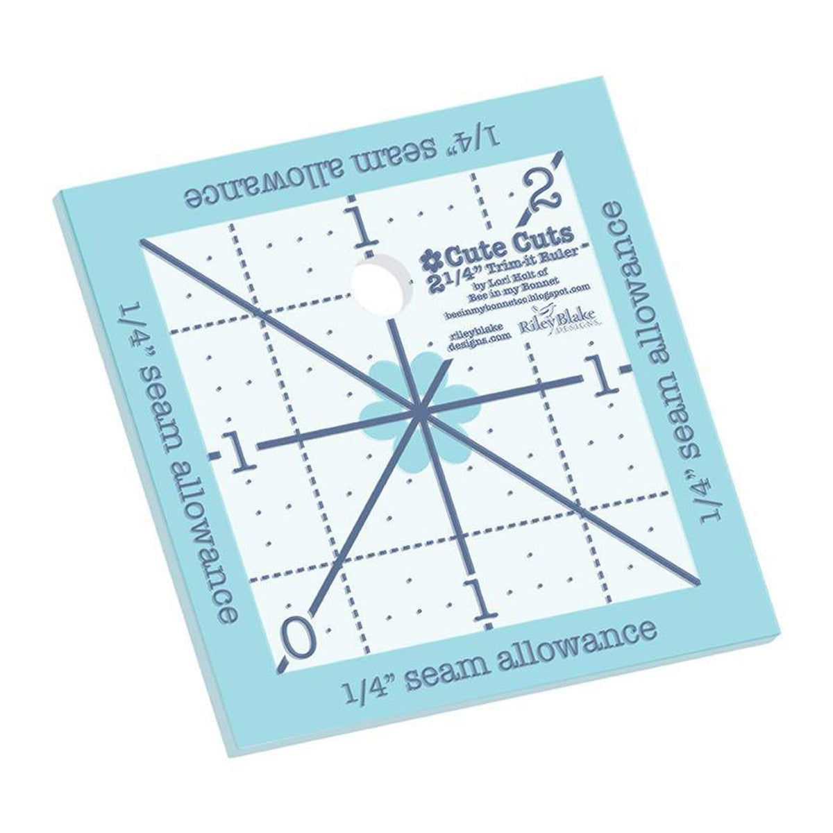 Cute Cuts Trim-It 2.25" Ruler by Lori Holt for Riley Blake Designs STTI-34007