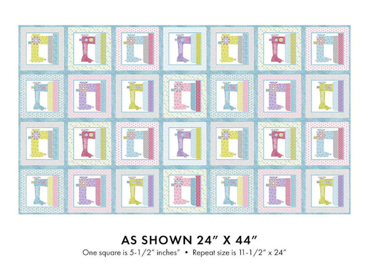 Stitch Garden 24" Panel 16187-99 Benartex 49m
