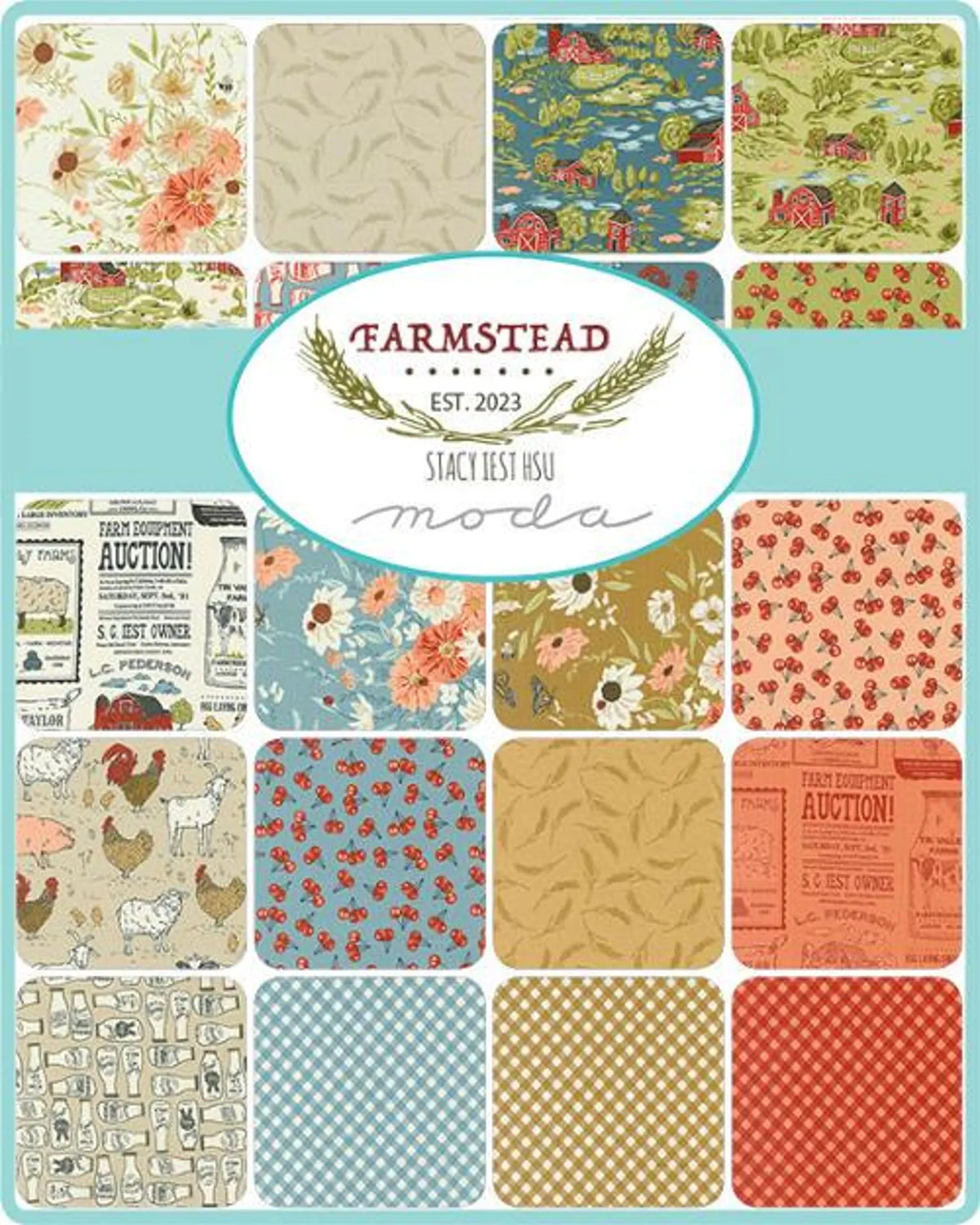 Farmstead 5" Charm Pack Moda