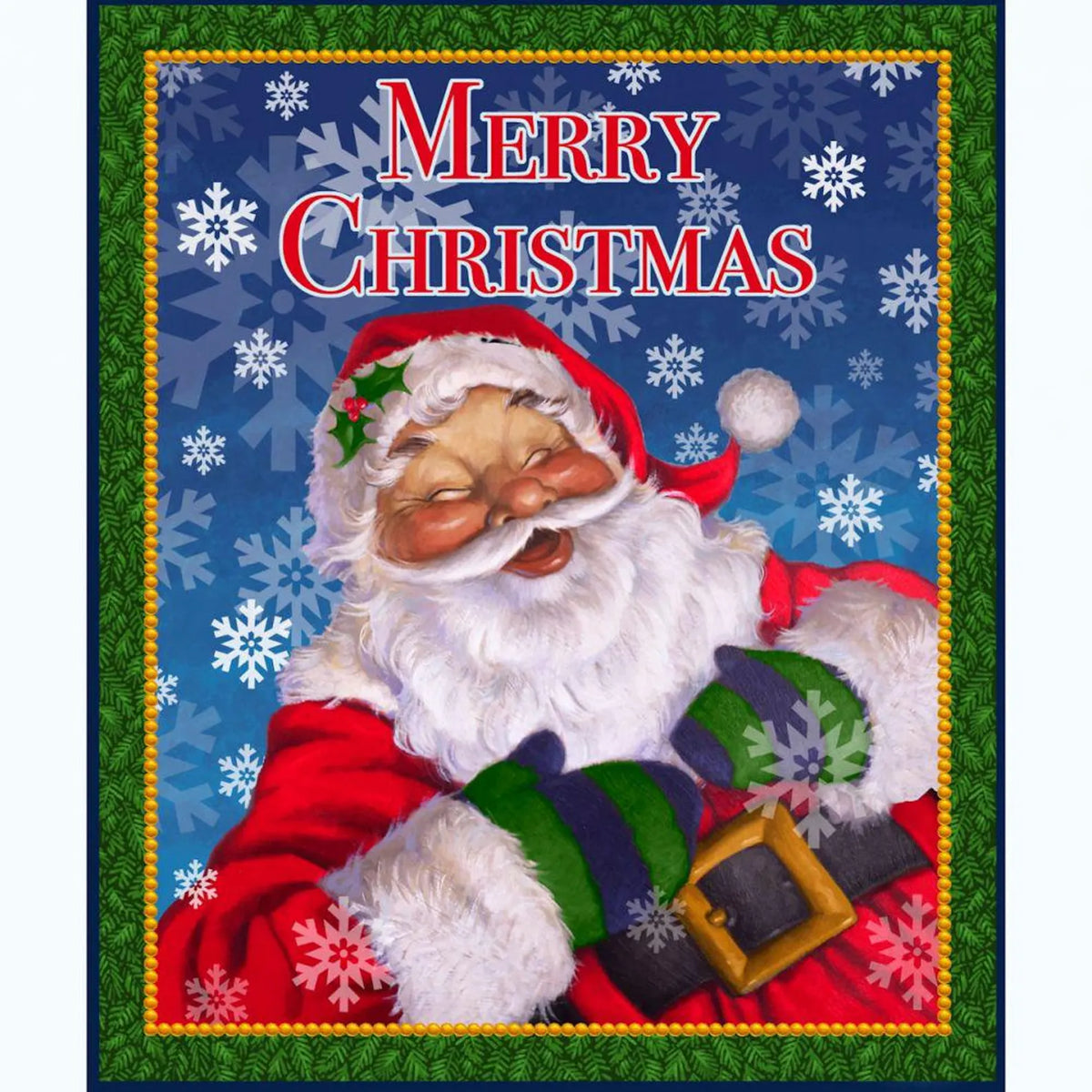 Jolly Ol' Santa 1 Yard Panel 1649 QT Fabrics 138P