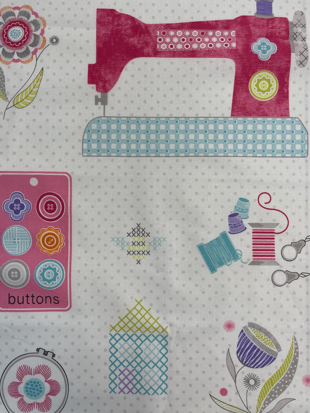 Stitch Garden 1618691B 2/3 Yard Panel Benartex 41M