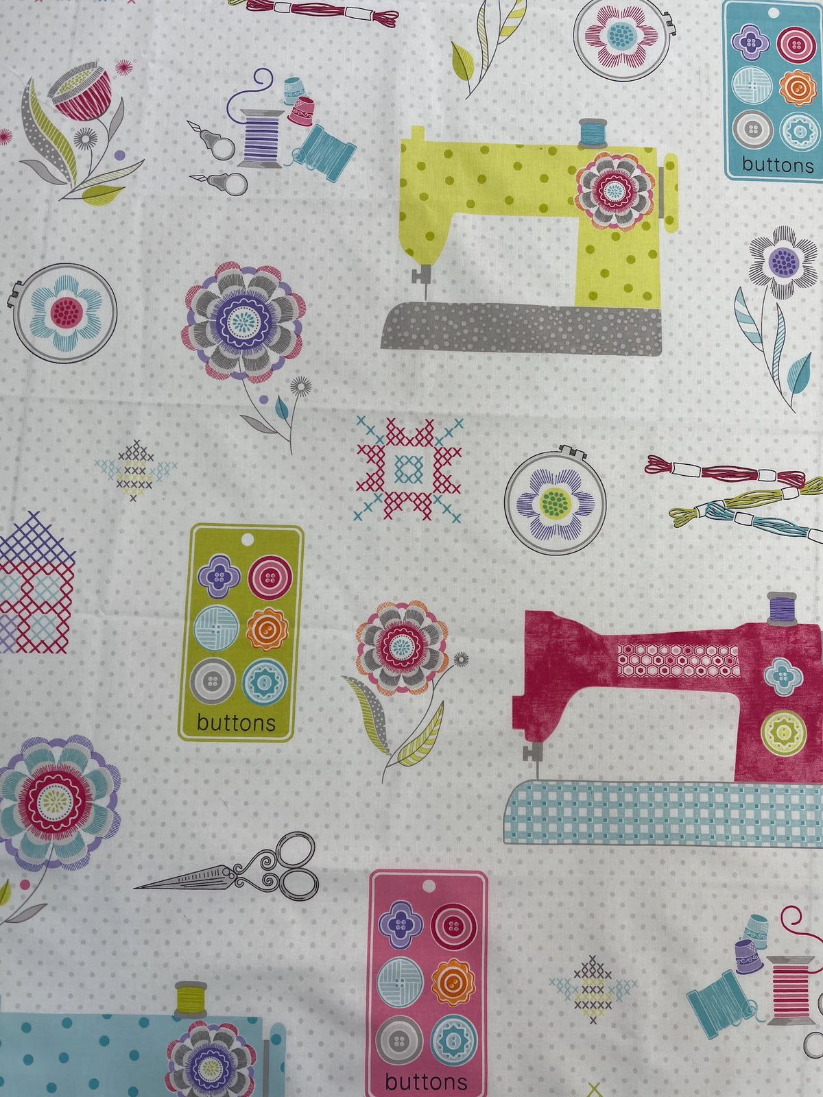 Stitch Garden 1618691B 2/3 Yard Panel Benartex 41M