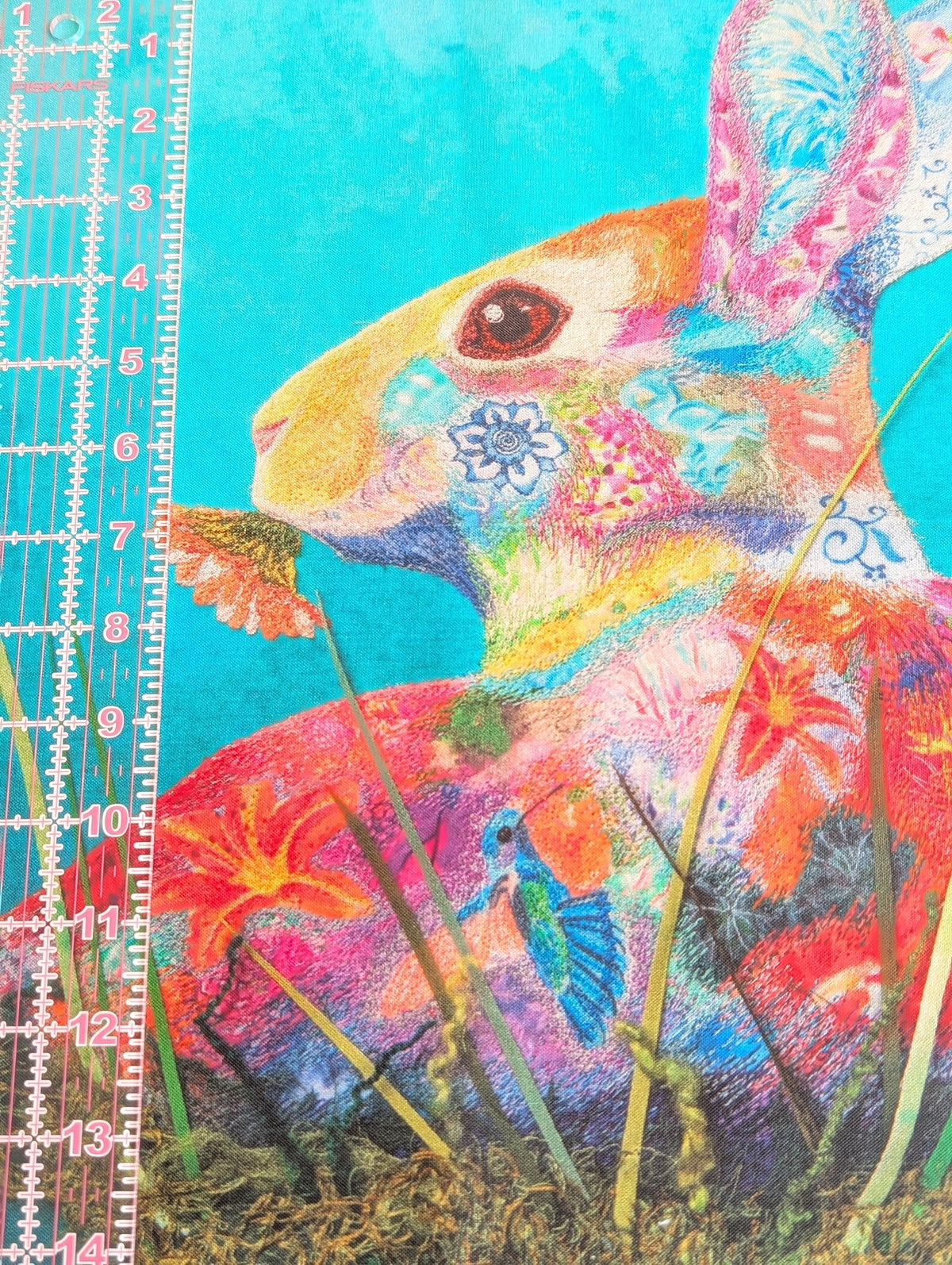 Bunny in Bloom 13395-83 2/3 Yard Panel Benartex 52M