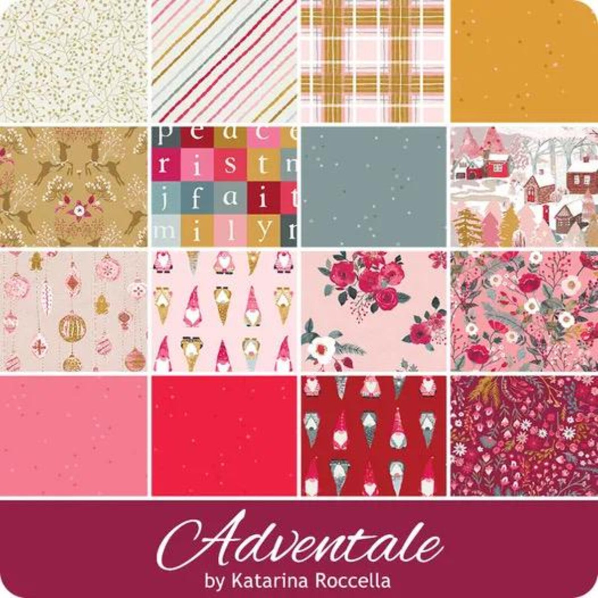 Adventale Letters to Santa ADV25915 Katarina Roccella Art Gallery Half Yard