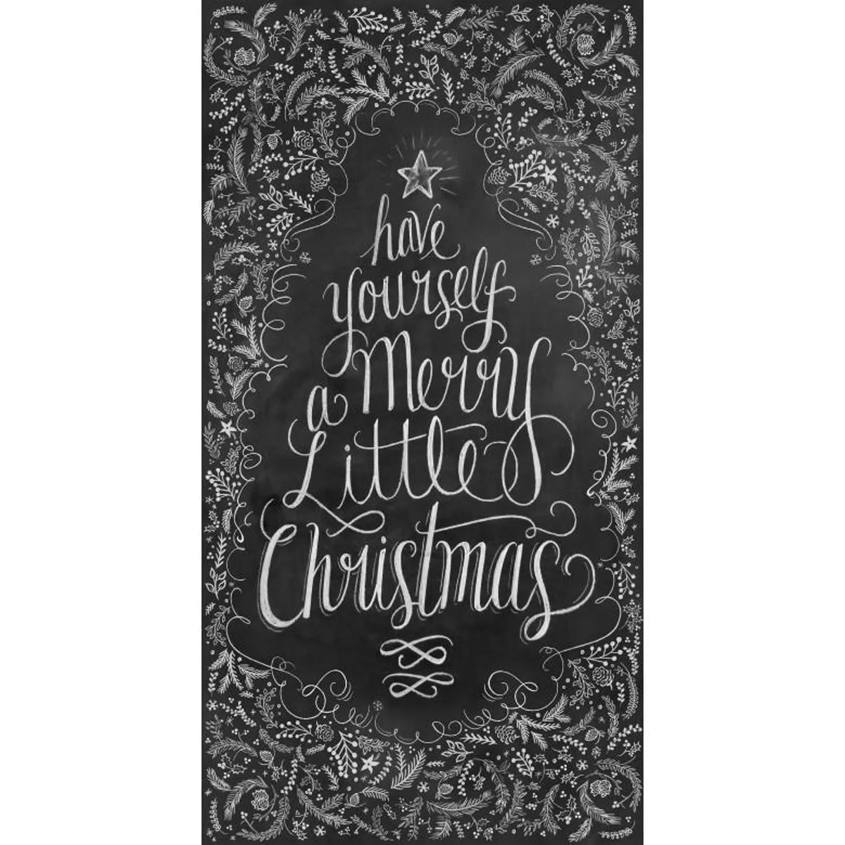 Jolly Tree Merry Little Christmas 24" Panel DDC12330 Michael Miller 207P