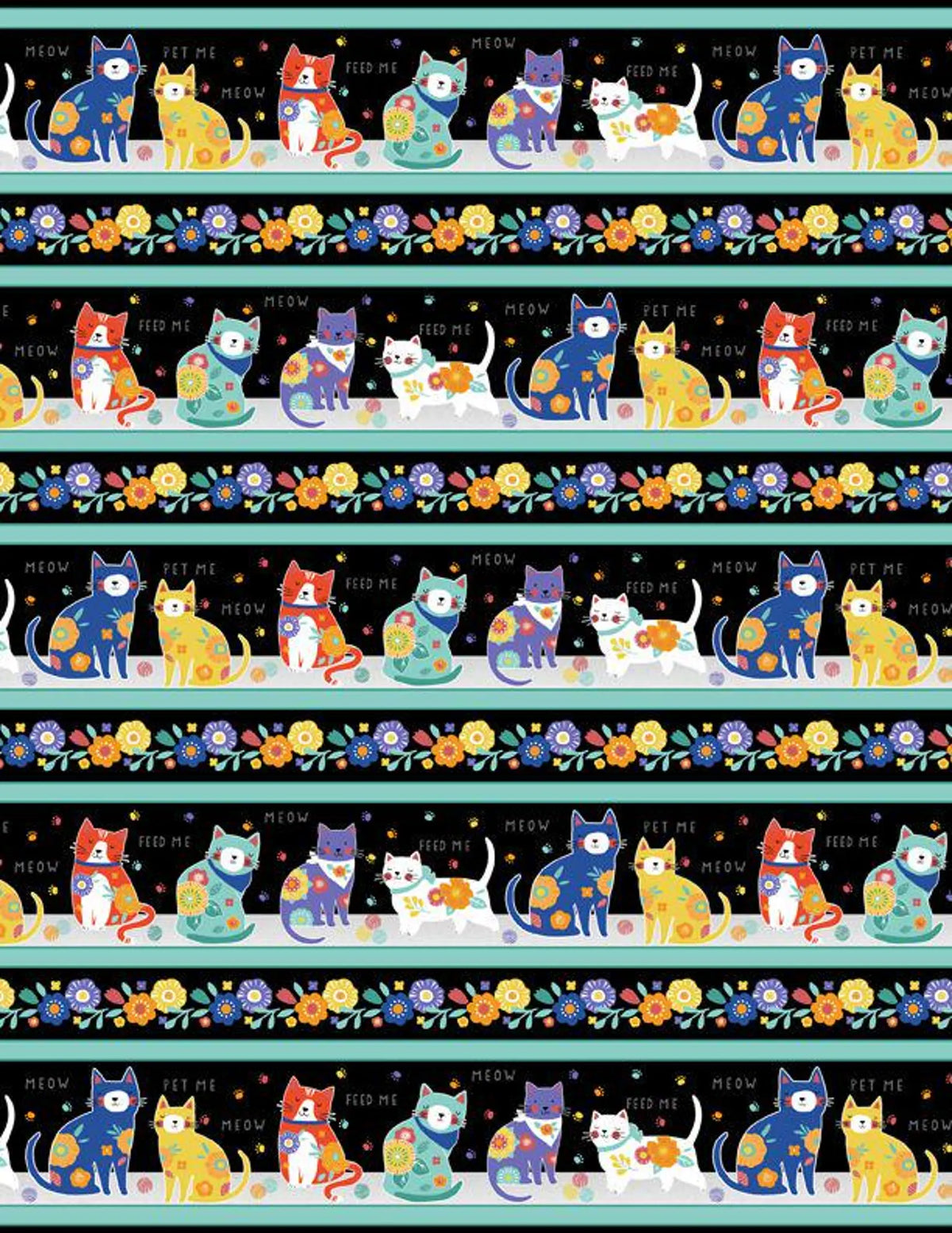 Fe-Line Frisky Stripe Anne Rowan 68577-974 Wilmington Prints Half Yard