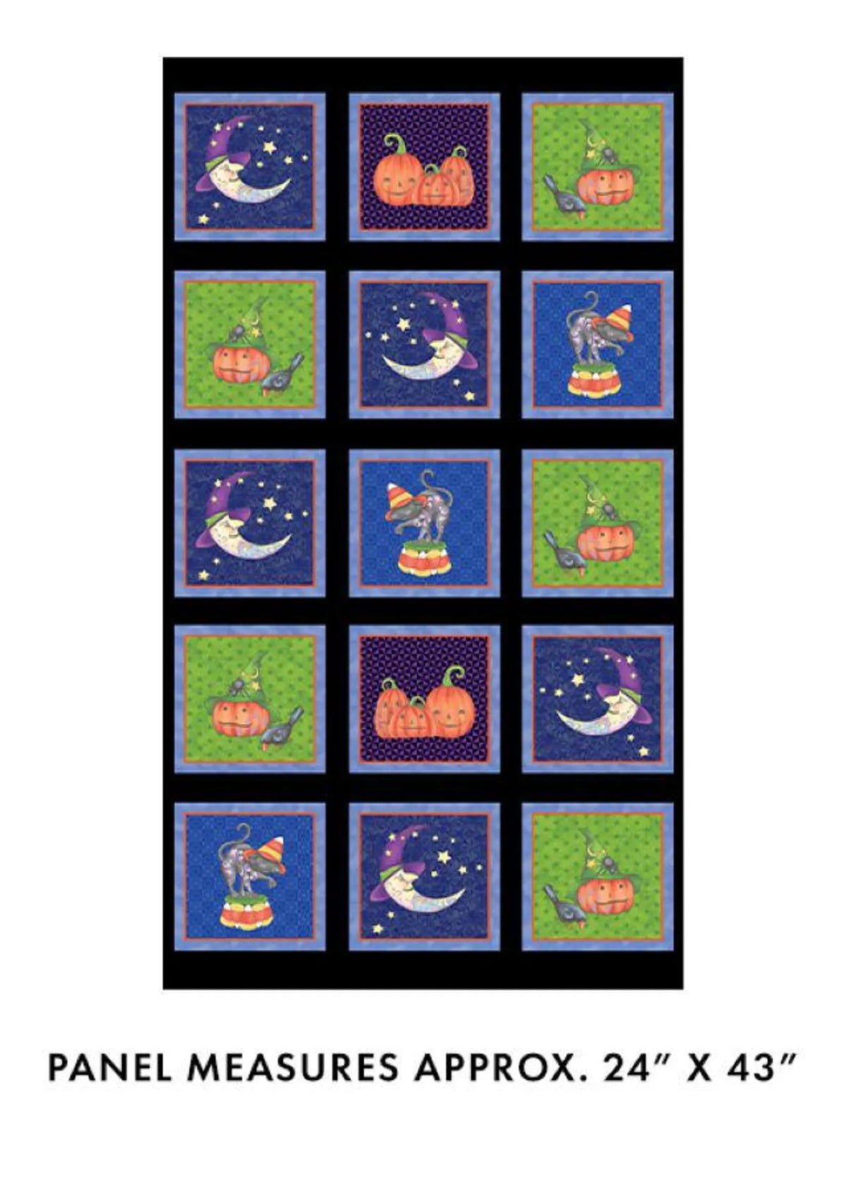 All Hallows’ Eve 1652299B Multi Panel Jim Shore Benartex