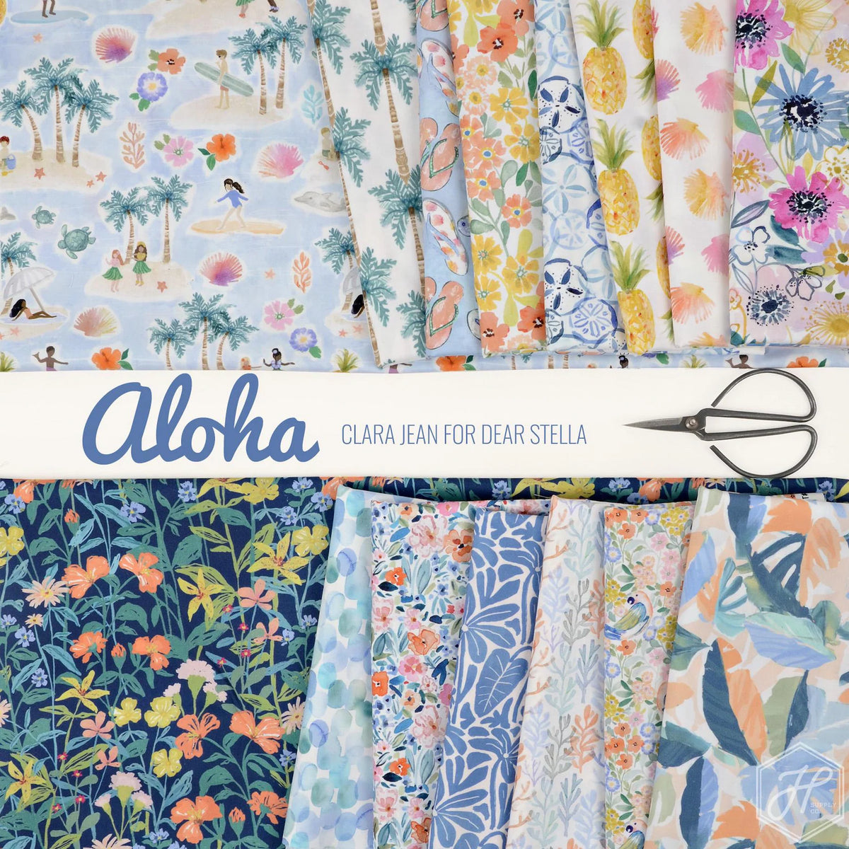 Aloha 10" Layer Cake Caitlin Wallace-Rowland Dear Stella CPSTELLA-SQUARE