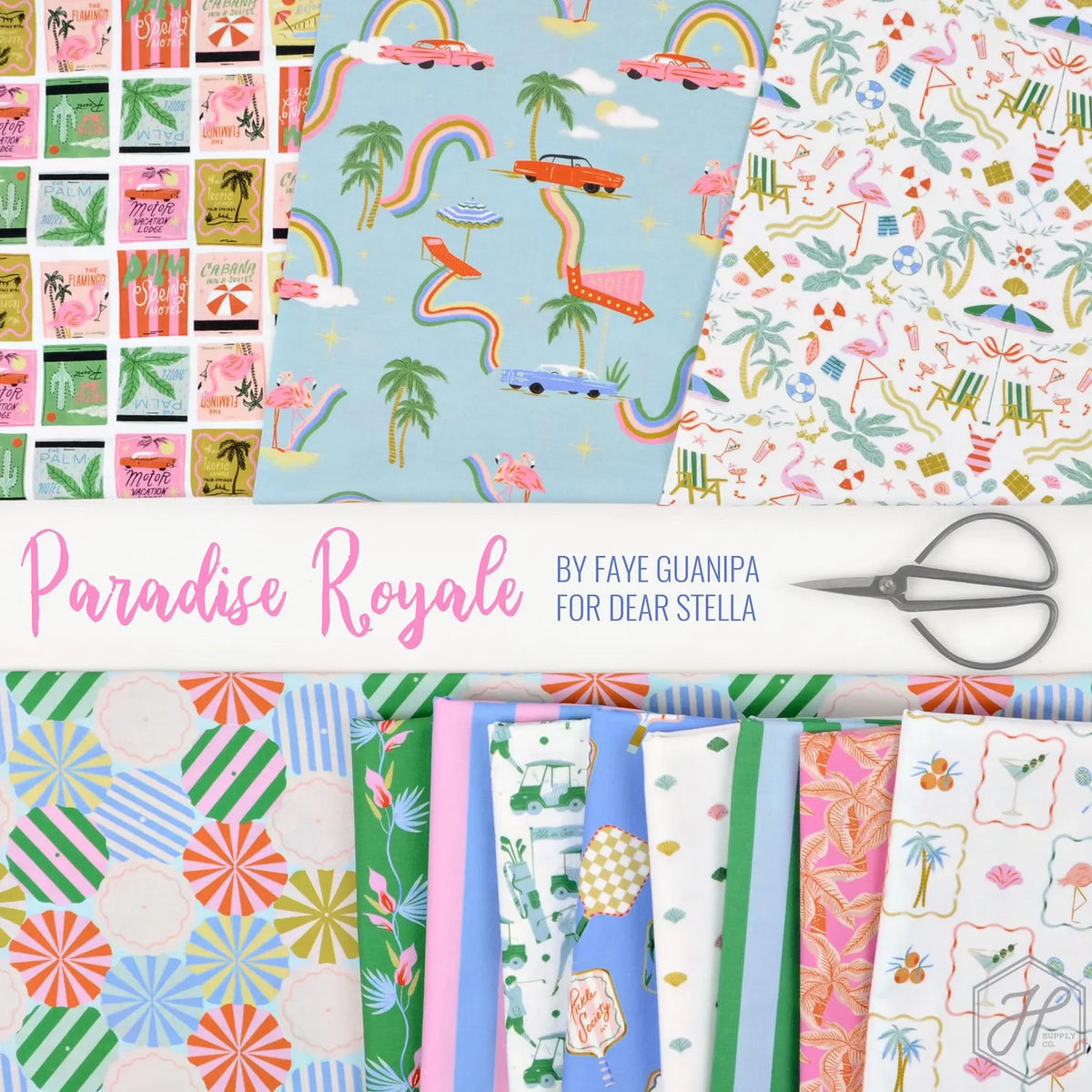 Paradise Royale 10" Square Pack by Faye Guanipa for Dear Stella