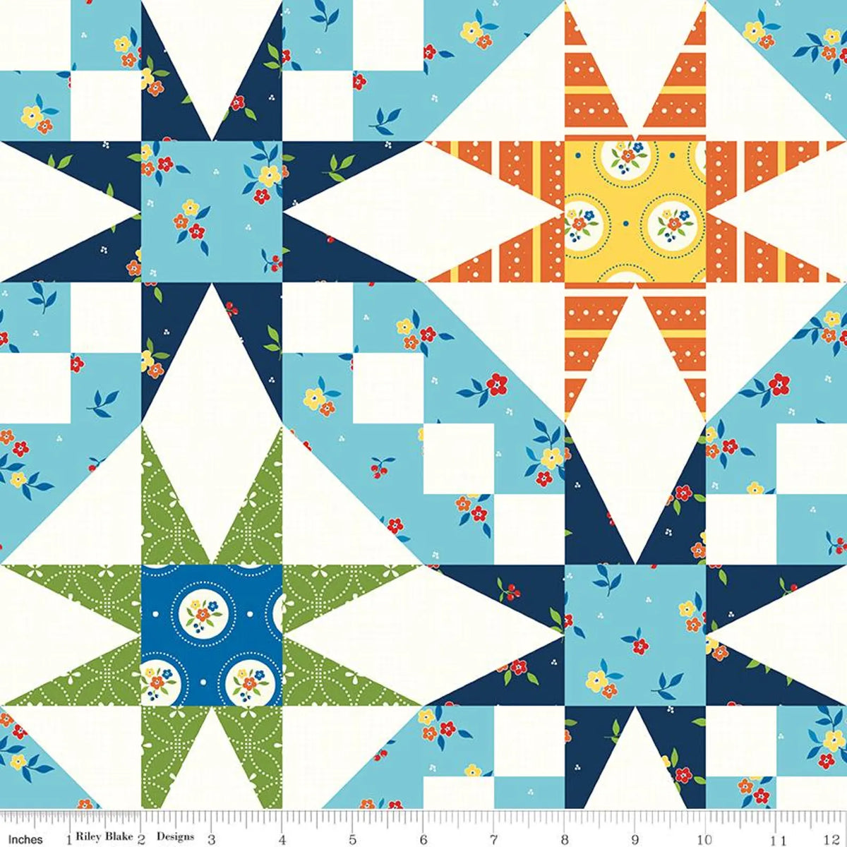 Summer's In Town C17537-MULTI Rile Blake Half Yard