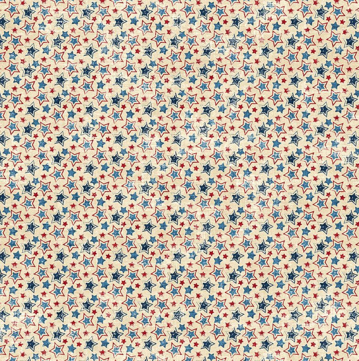 American Heartland Cream Multi 28735-11 Northcott Half Yard