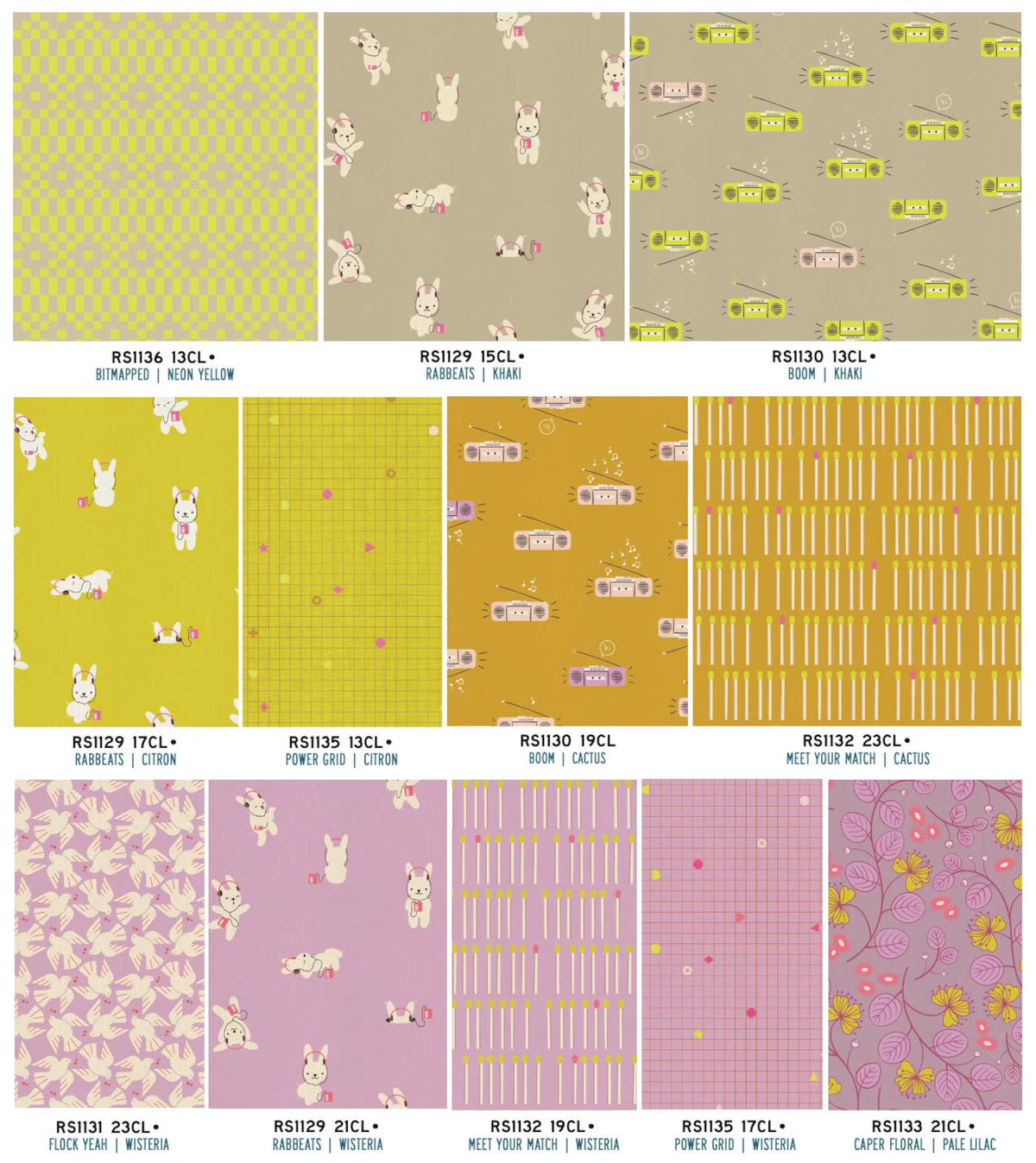Lofi Linens 2.5" Mini Charm Rashida Coleman Hale RS1129MC Ruby Star