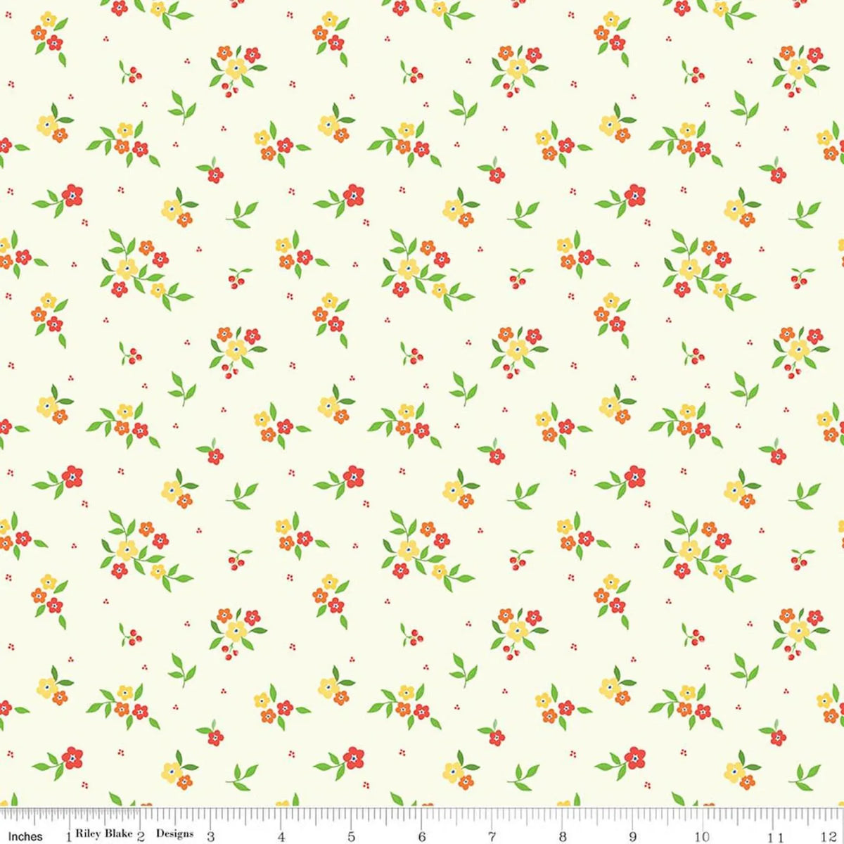 Summer's In Town C17532-CREAM Rile Blake Half Yard