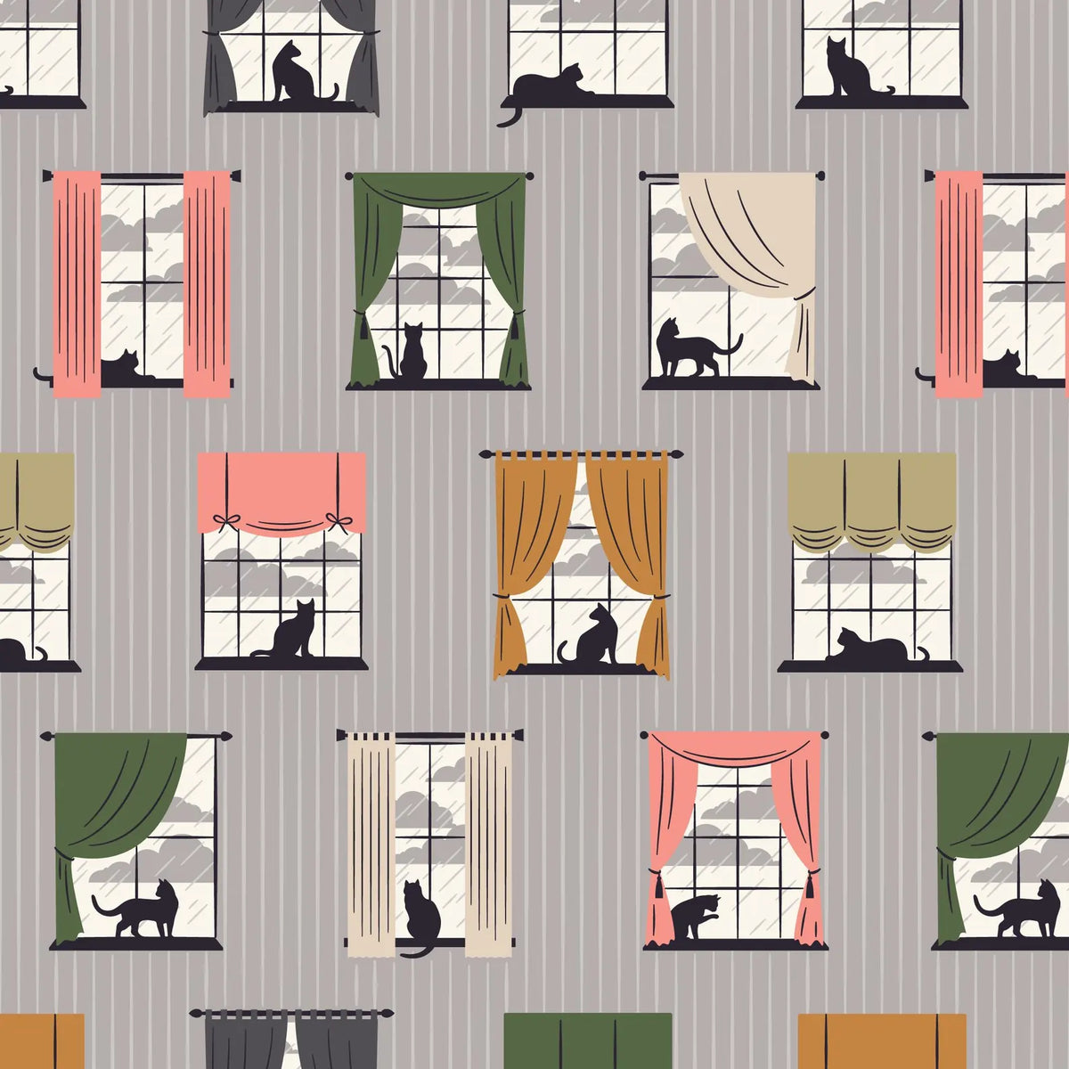 Spring Showers 228227 Cozy & Dry Ann Gardner Cloud9 Half Yard