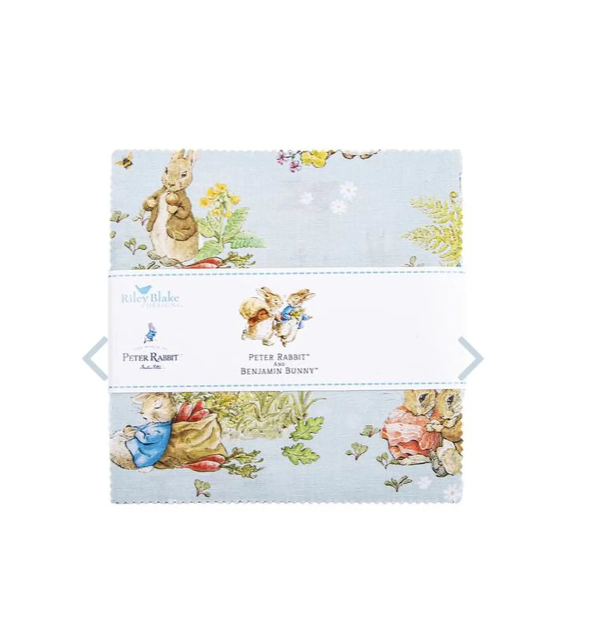 Peter Rabbit & Benjamin Bunny 5-17250-42 5" Stacker Beatrix Potter Riley Blake