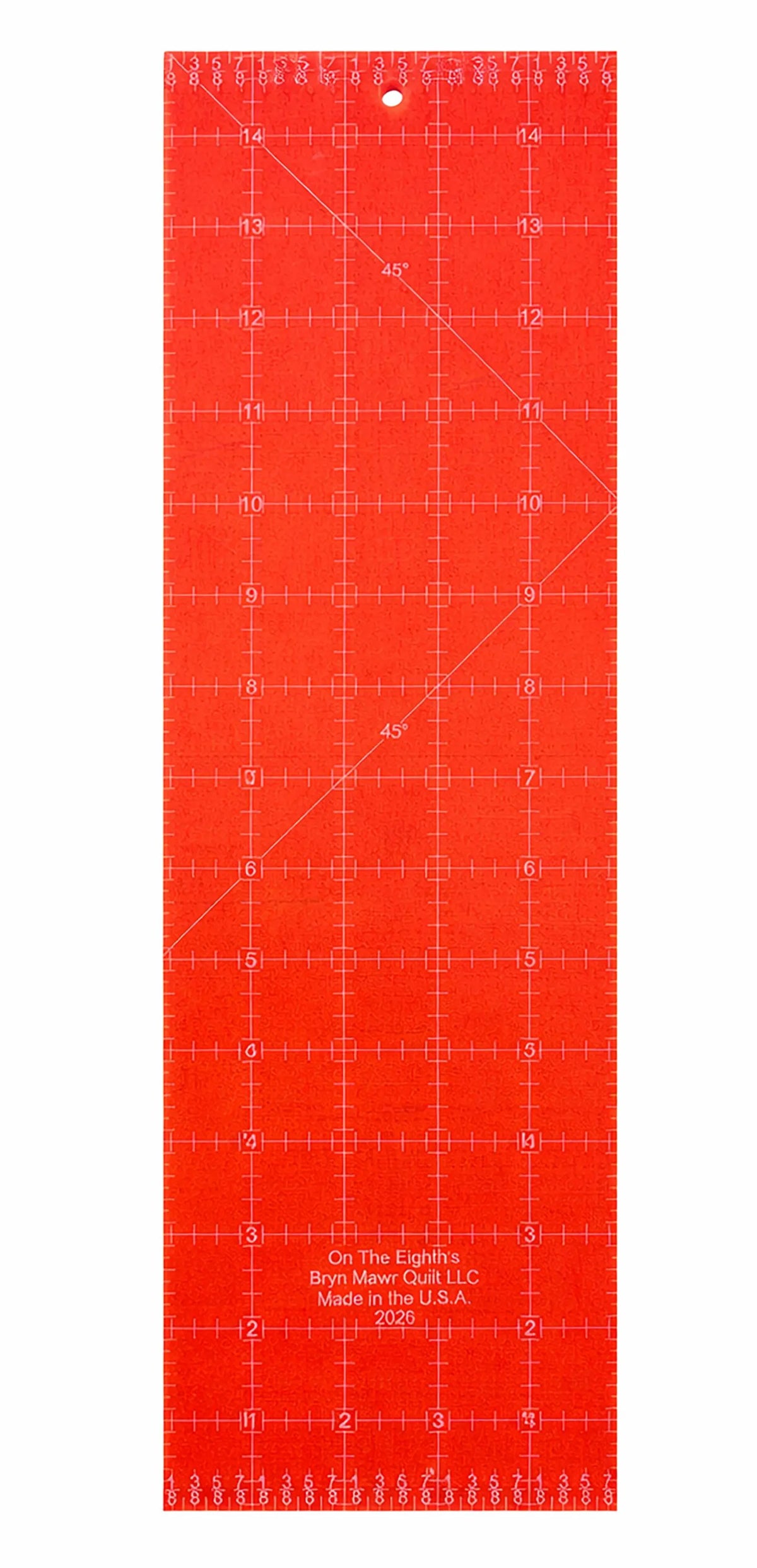 5" x 15" On The Eights Ruler By Bryn Mawr Quilt LLC
