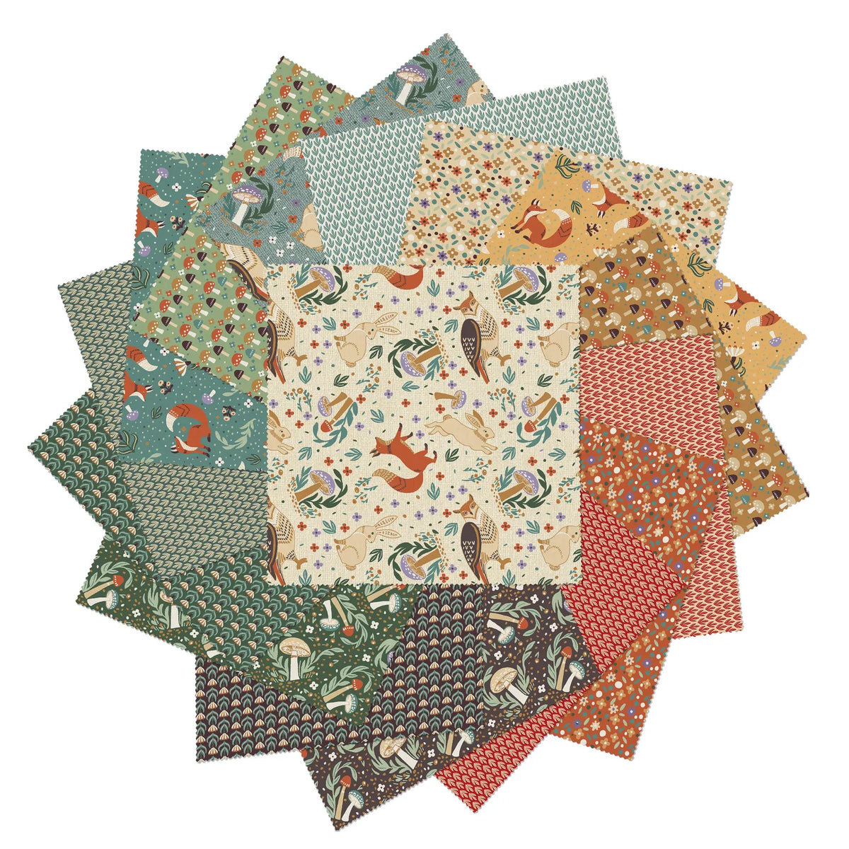 Cottage Core 10" Layer Cake Jessica Flick Benartex COR10PK
