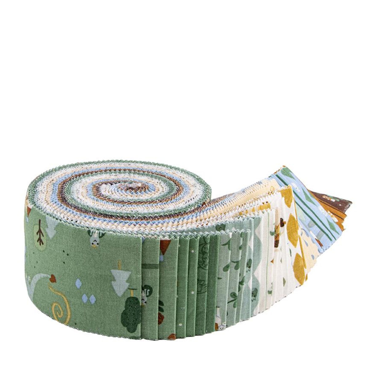 Faraway Kingdom 2.5" Rolie Polie RP-17430-40 Strips Riley Blake
