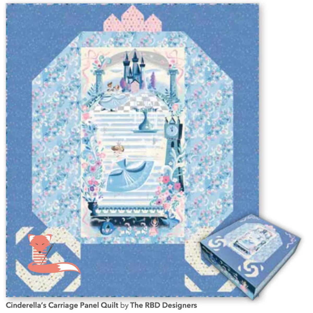 Wishes Cinderella's Carriage Quilt Kit KT-­18070 Jilly Howarth Riley Blake