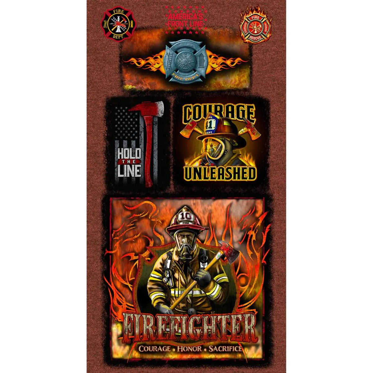 Firefighter Patriot 24" Panel 1337FF 26M