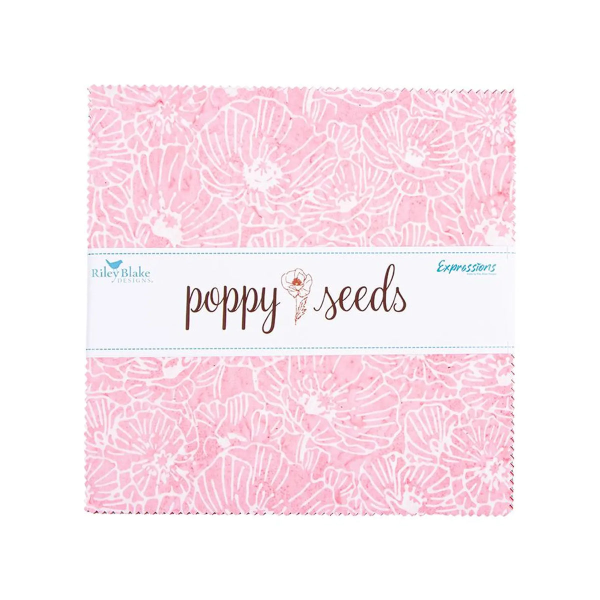 Batiks Poppy Seeds 10-­23595­-42 10" Stacker Riley Blake