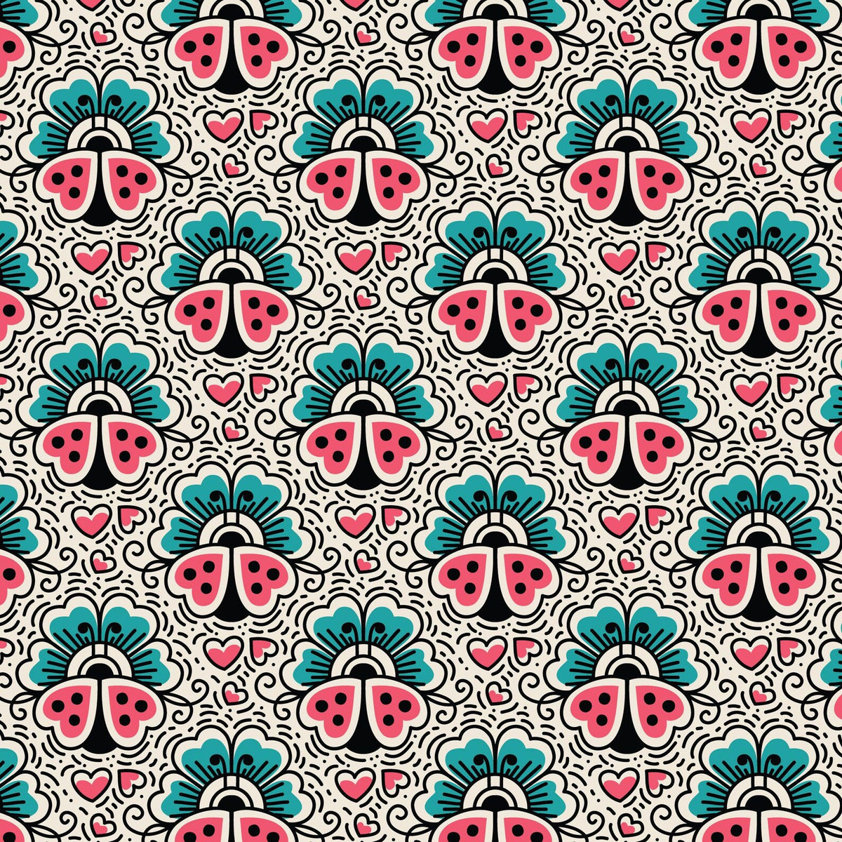 Love, Ink Love Bug Cloud9 228635 Half Yard