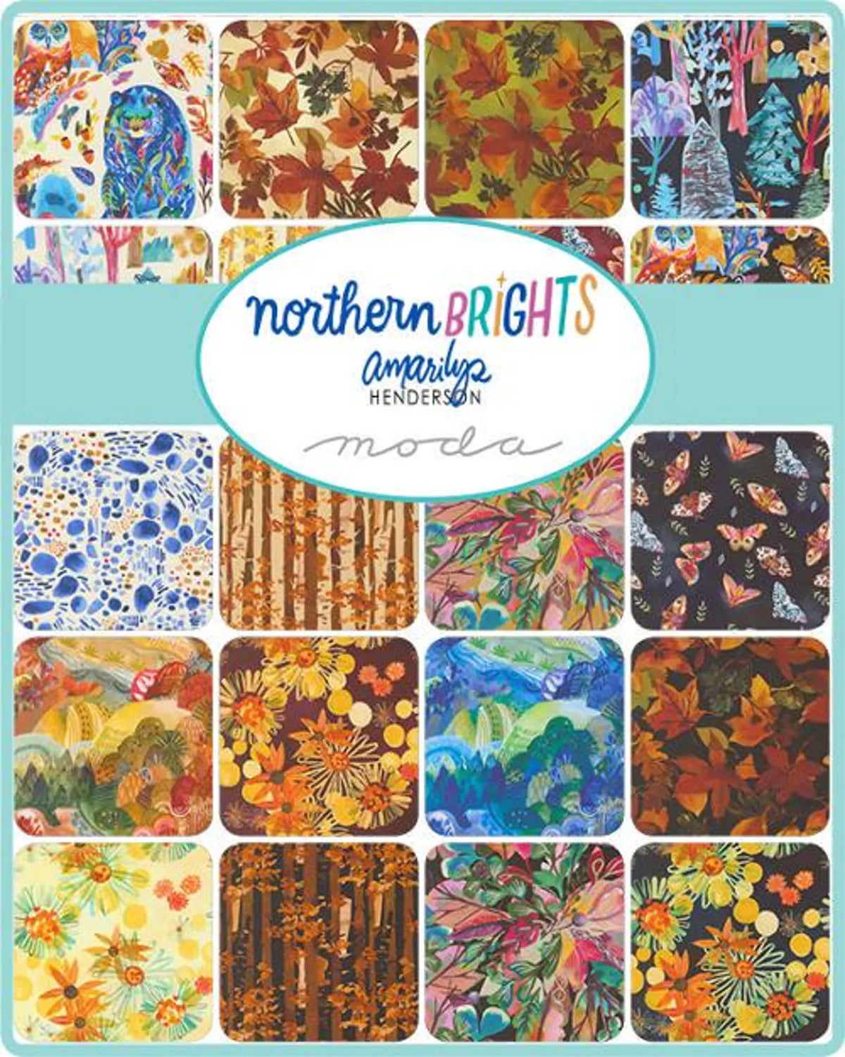 Northern Brights 10" Layer Cake 21850LC Moda