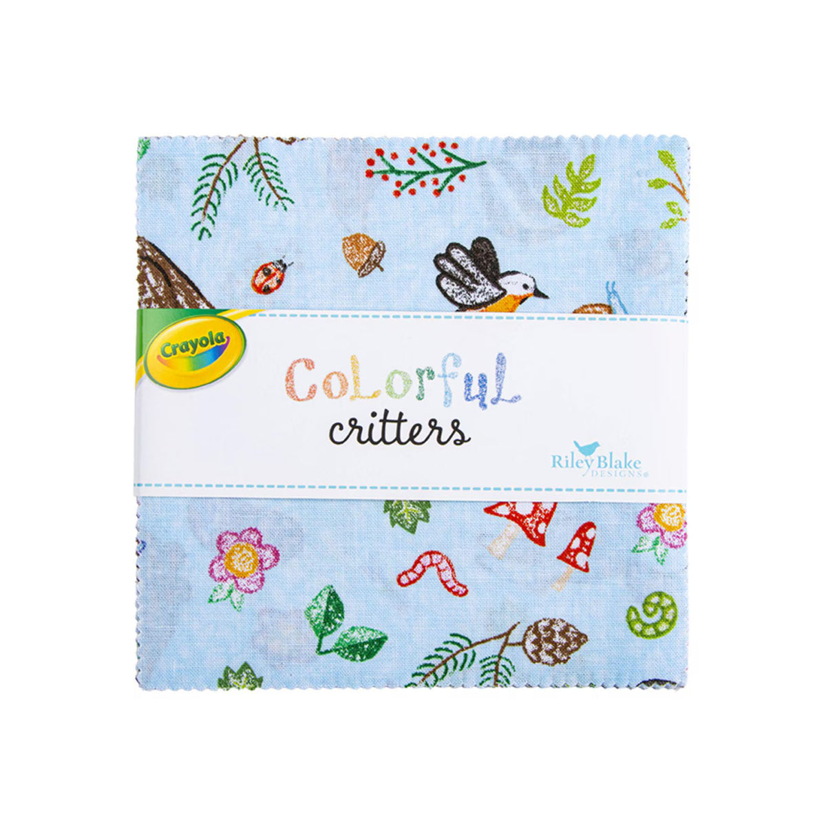 Colorful Critters 5" Stacker Charm Pack Riley Blake 5­-17910­-42