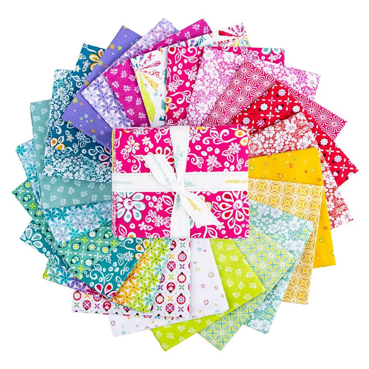 Chasing Rainbows 23 Fat Quarter Bundle FQ­-18010­-23  Leslie Ryan Riley Blake