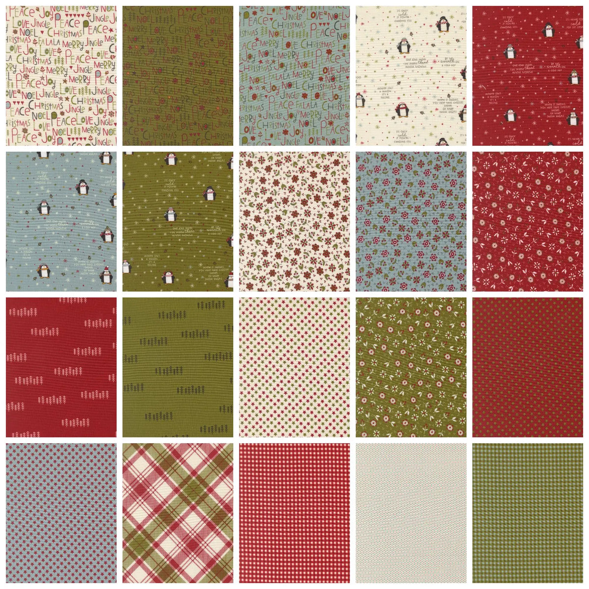 Chilly 2.5" Mini Charm Sweetwater 55710MC Moda
