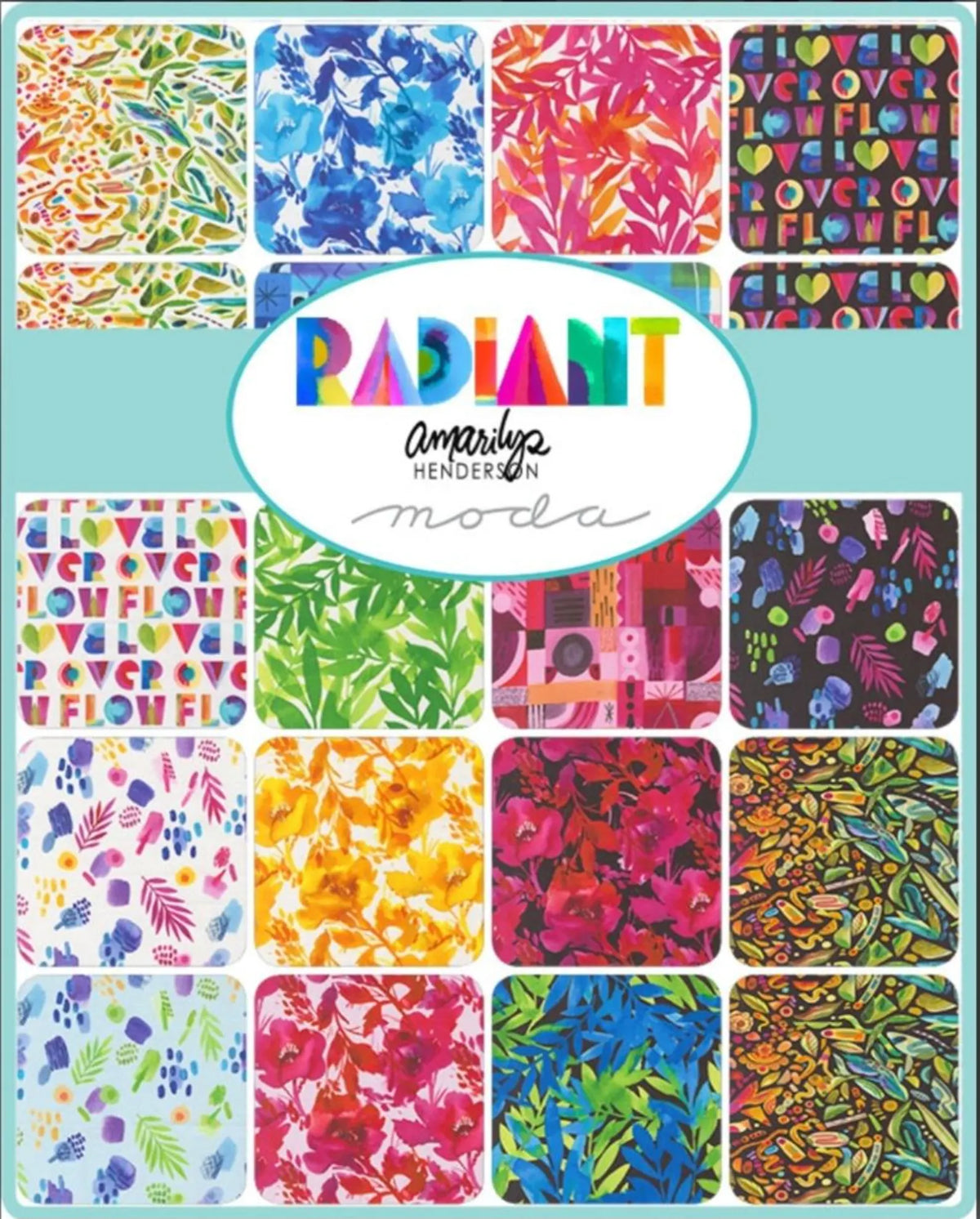 Radiant 10" Layer Cake® Amarilys Henderson 21840LC Moda