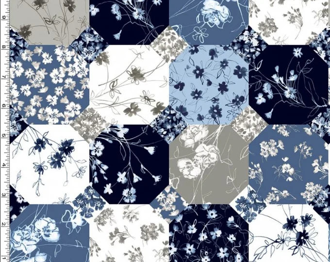 BLOOMING PATCHWORK MULTI MICHAEL MILLER CX11418-MULT-D HALF YARD