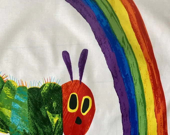 The Very Hungry Caterpillar: Rainbow A-9597-L 24" Panel White Andover 34M