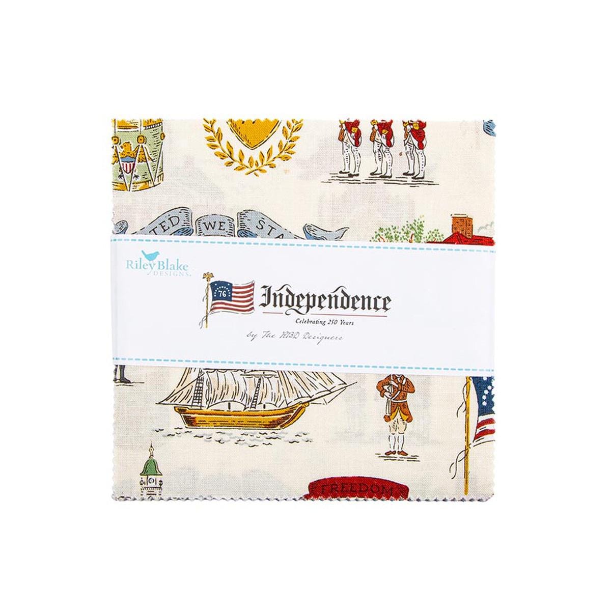 Independence 5" Stacker 42 Cuts for Riley Blake Designs 5-17330-42