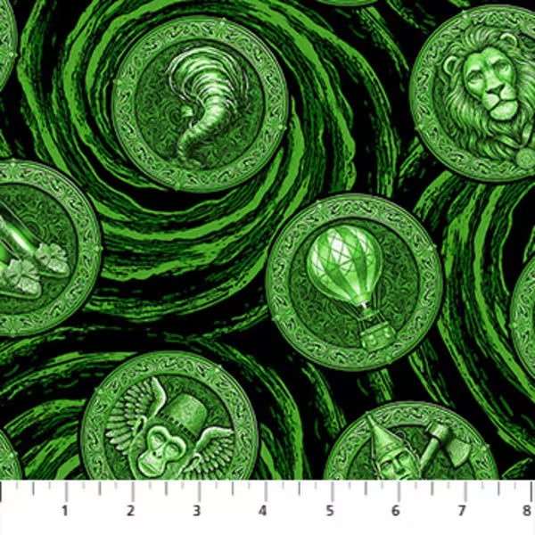 Good Together II Ozian Twister in Green 10861-76 Patrick Lose Northcott Fabrics Half Yard PRE ORDER