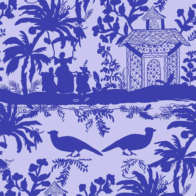 Lovely Day Rosanne Blue Jennifer Paganelli RB Studios RBSLD3830/07 By the Half Yard