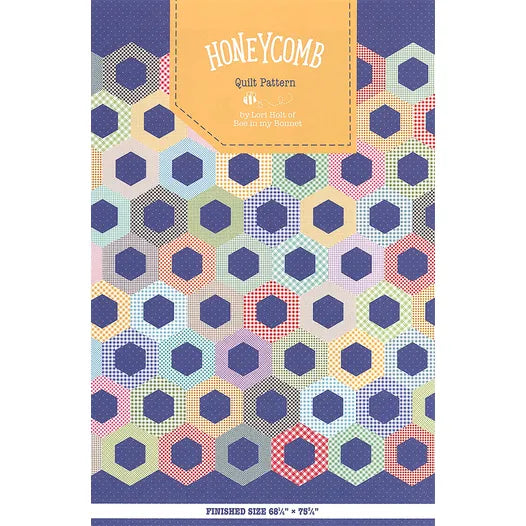 Honeycomb Quilt Pattern Lori Holt of Bee in my Bonnet #P120-HONEYCOMB