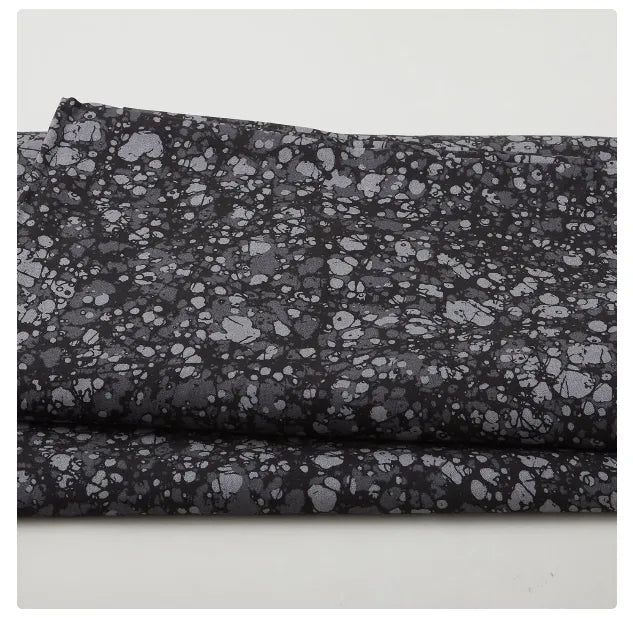 3 Yard 108" Wideback Crackle Mosaic Black Henry Glass