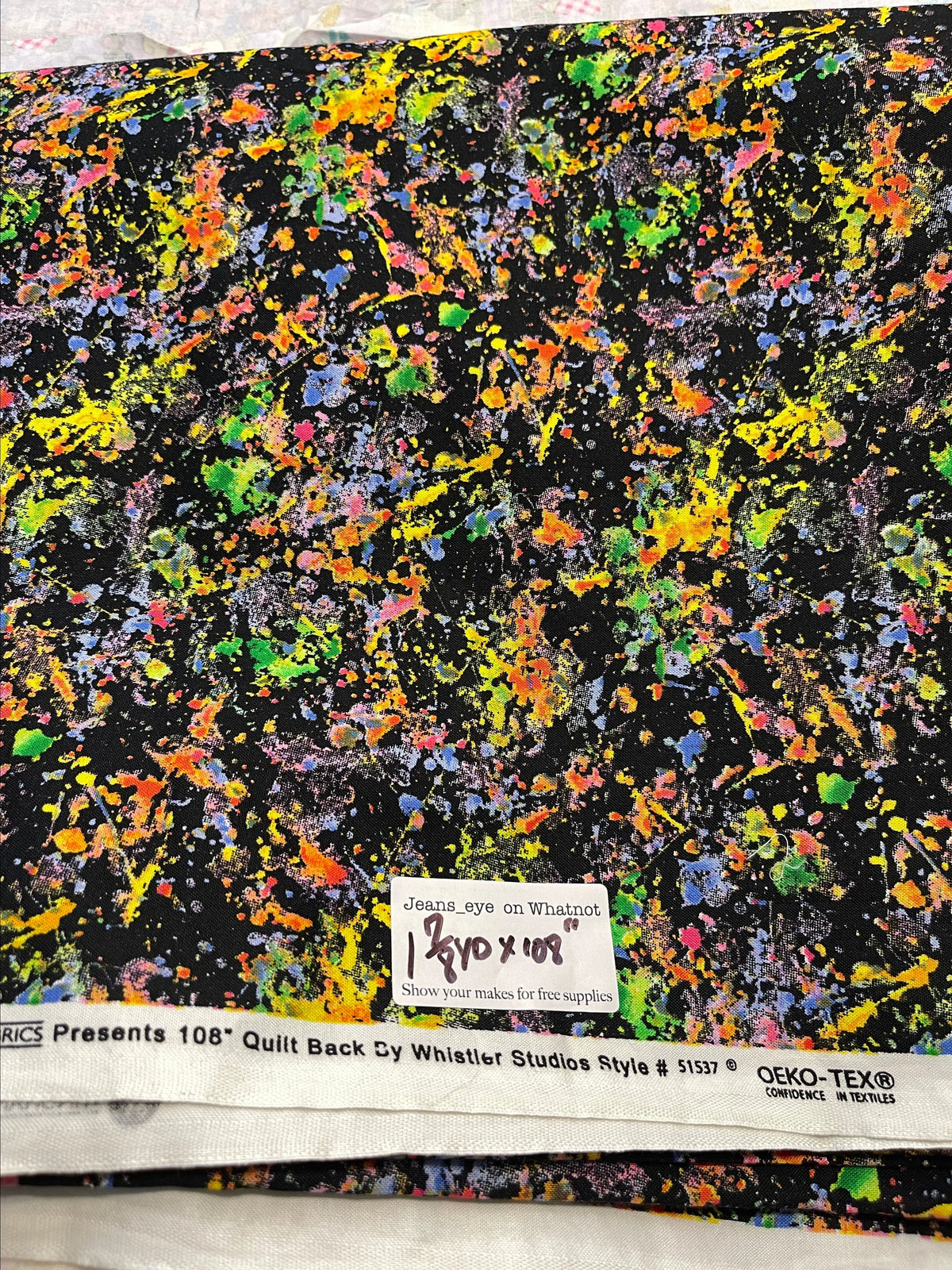 1.78 YARD WINDHAM 108" WHISTLER STUIDOS #51537 108" WIDEBACK