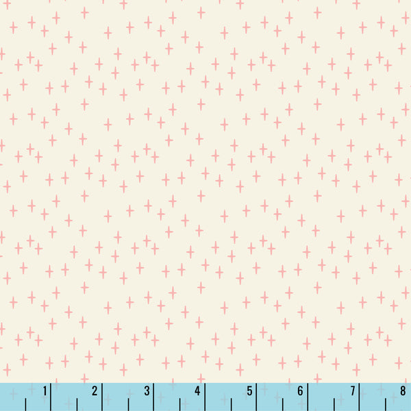 Happy Haunting Twinkle Toss Ivory 230433 Ann Gardner Cloud9 Half Yard