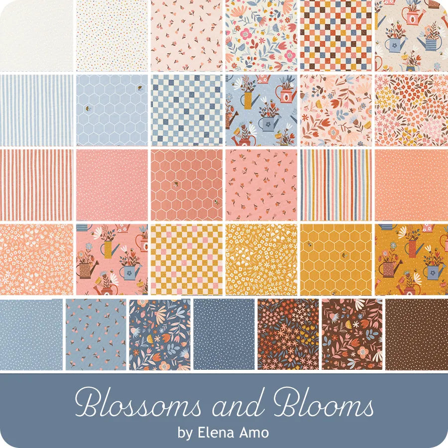 Blossoms And Blooms 10" Layer Cake Elena Amo Moda