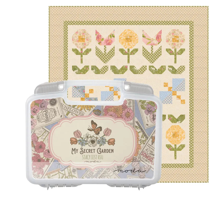 My Secret Garden Collectors Bin Quilt Kit MBIN20980 Stacy Iest Hsu Moda